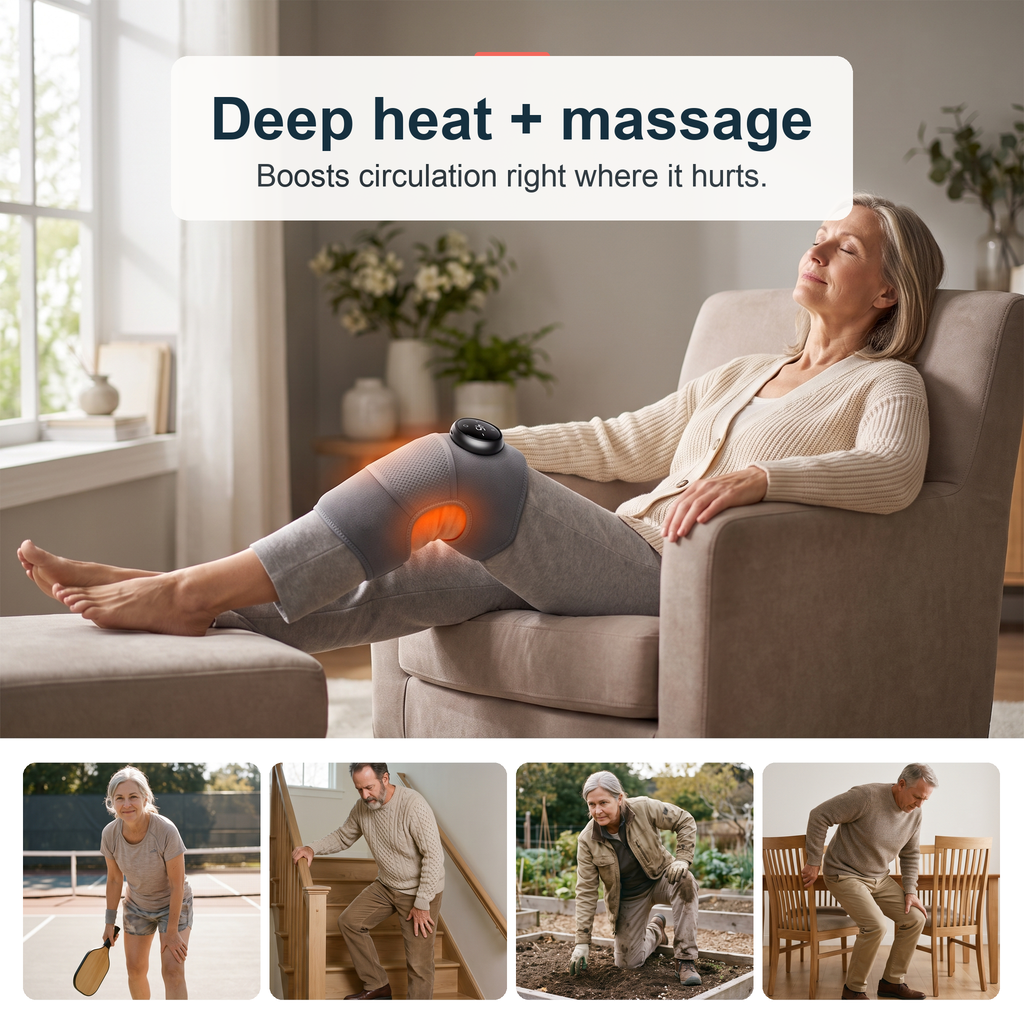 Deep heat and massage - the moments when knees complain
