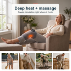 Deep heat and massage - the moments when knees complain